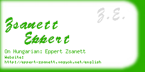 zsanett eppert business card